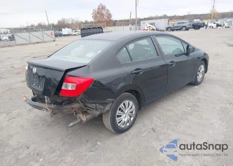 2012 Honda Civic Lx from USA, damaged, VIN 19XFB2F52CE313517